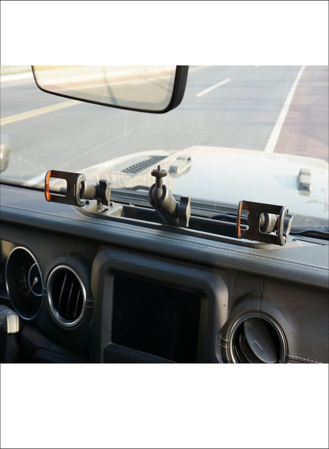 Voswitch JL201 Phone Mount Pack for Jeep Wrangler JL JLU 2018 to 2023 and Gladiator 2020 to 2023 - Image 3